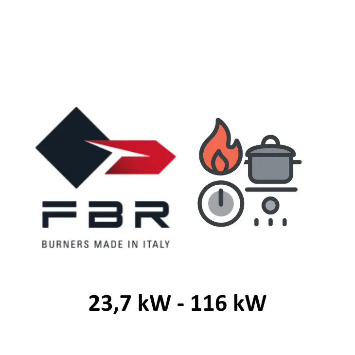 Manual modulation burner for kitchens